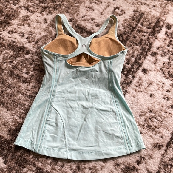 Lululemon Get Fit Tank Racerback Aquamarine 4 - Picture 4 of 7